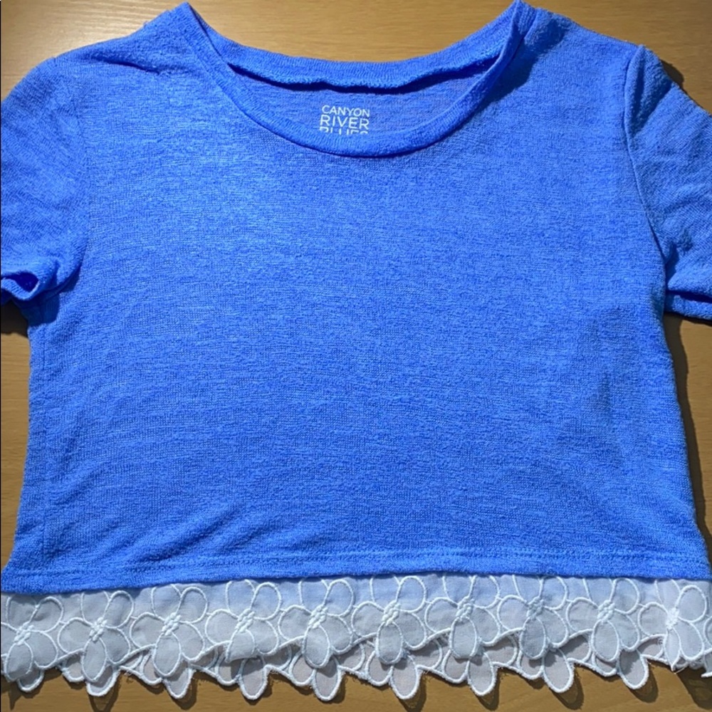 Canyon River Blues shirt, baby blue, girl(7/8)